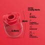 Stymulator łechtaczki z językiem Crushious Rosita silikonowy USB 6 cm - 8