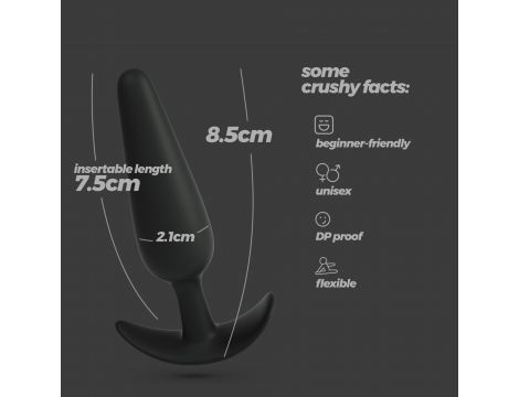 Korek analny silikonowy mały Tic Crushious 8,5 cm - 7