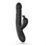 Wibrator króliczek Crushious Lapin silikonowy czarny USB 21,5 cm - 4