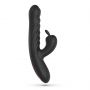 Wibrator króliczek Crushious Lapin silikonowy czarny USB 21,5 cm - 8