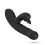 Wibrator króliczek Crushious Lapin silikonowy czarny USB 21,5 cm - 6