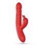 Wibrator króliczek Crushious Lapin posuwisty czerwony USB - 2