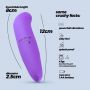 Mini wibrator punktu G Crushious GFinder fioletowy 12cm - 7