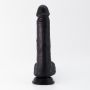 Dildo realistyczne silikonowe Inviktus Crushious 22 cm czarny - 5