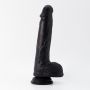 Dildo realistyczne silikonowe Inviktus Crushious 22 cm czarny - 3
