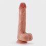 Dildo realistyczne Crushious Inviktus płynny silikon 22 cm cielisty - 4