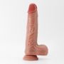 Dildo realistyczne Crushious Inviktus płynny silikon 22 cm cielisty - 5