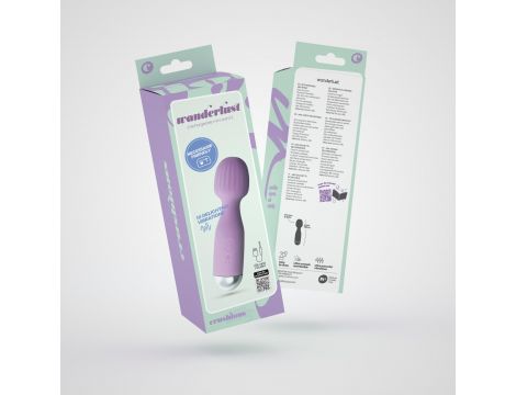 Mini wand Crushious Wanderlust liliowy USB 15 cm - 7