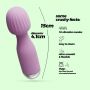 Mini wand Crushious Wanderlust liliowy USB 15 cm - 9