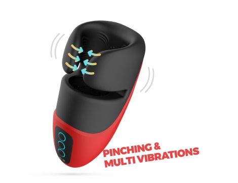 Masturbator wibrujący Pancho Crushious z zaciskiem 16,5 cm - 2