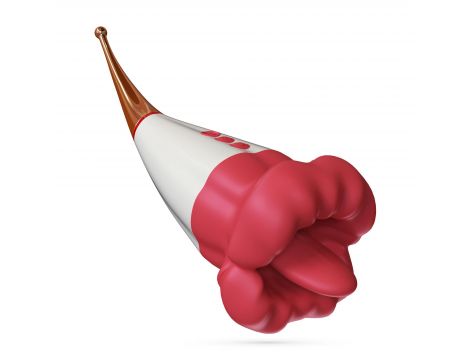 Stymulator podwójny Crushious Jagger silikonowy 19,5 cm - 2