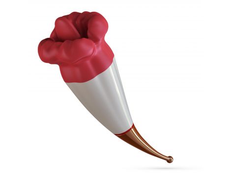 Stymulator podwójny Crushious Jagger silikonowy 19,5 cm - 5