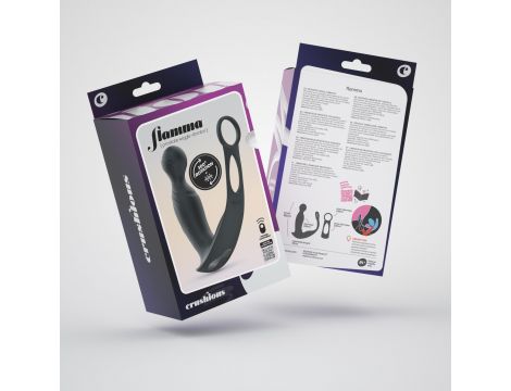 Masażer prostaty Crushious Flamma z pilotem 16 cm - 5