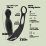 Masażer prostaty Crushious Flamma z pilotem 16 cm - 7