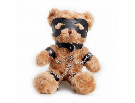Miś bondage Crushito Crushious czarny 31 cm