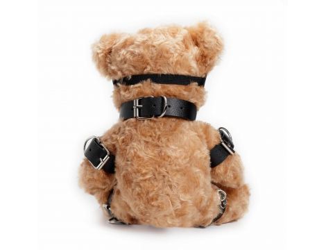 Miś bondage Crushito Crushious czarny 31 cm - 6