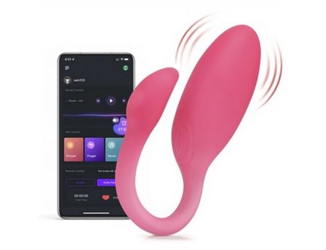 Wibrator bullet Magic Motion Flamingo Max różowy z aplikacją - 8