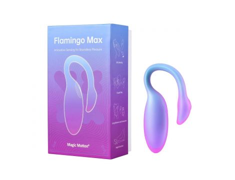 Wibrator noszony Magic Motion Flamingo Max niebieski z aplikacją - 3
