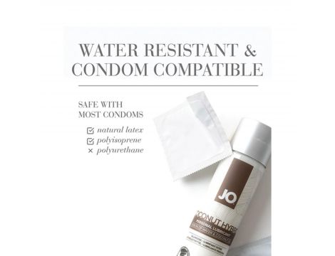 Lubrykant hybrydowy kokosowy JO 60 ml biały - 3