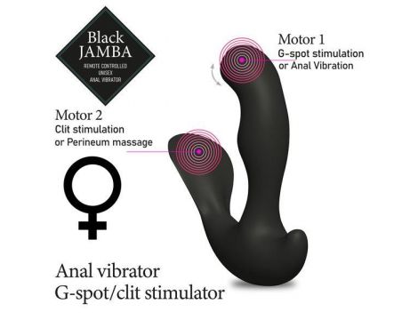 FeelzToys - Black Jamba Anal Vibrator - 2