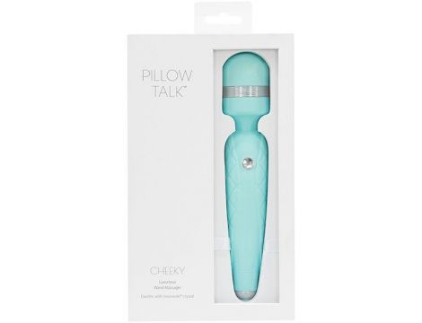Pillow Talk - Cheeky Wand Massager Teal - 9