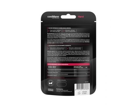 Afrodyzjak CoolMann HARD Cobeco 60 tabletek - 3