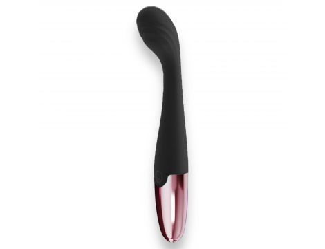 Wibrator punktu G Power Escorts silikonowy czarny USB 18 cm - 3