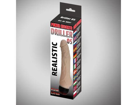 Driller 05 flesh 21,5 cm realistic vibrating