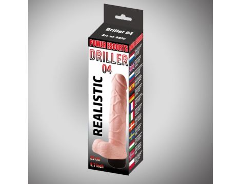 Driller 04 flesh 20 cm realistic vibrating - 2