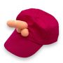 Czapka z penisem Kinky Pleasure różowa - 2