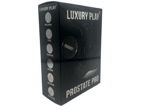 Masażer prostaty silikonowy Luxury Play USB 7 trybów podgrzewany czarny - 5