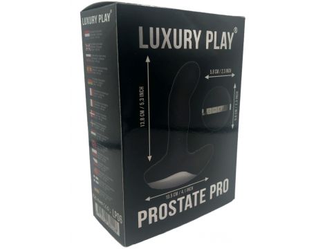 Masażer prostaty silikonowy Luxury Play USB 7 trybów podgrzewany czarny - 2