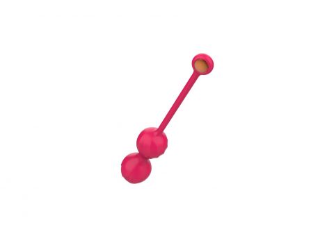 Kulki Kegla Lovesecret Premium z aplikacją różowe silikonowe USB 22 cm - 13