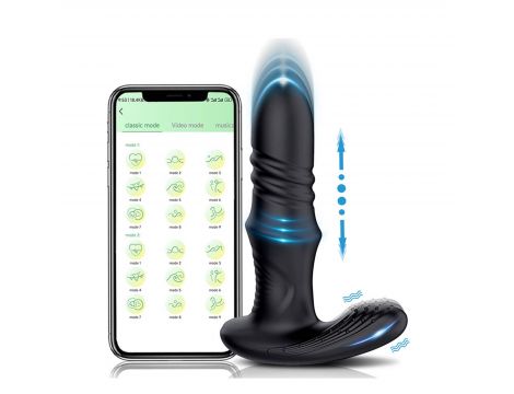Masażer prostaty Lovesecret Premium sterowany aplikacją USB 12 cm
