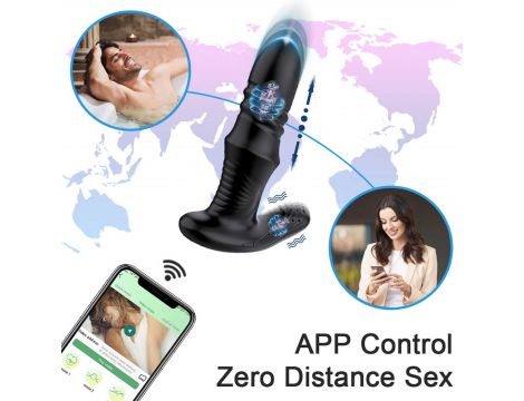 Masażer prostaty Lovesecret Premium sterowany aplikacją USB 12 cm - 3