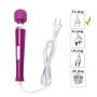 Stymulator-Magic Massager Wand Cable 110-240V Purple 10 Function - 7