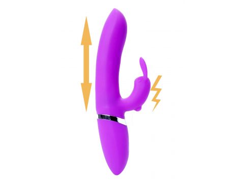 Wibrator-CLARA Purple 12 vibration and 6 pulsation functions USB - 3
