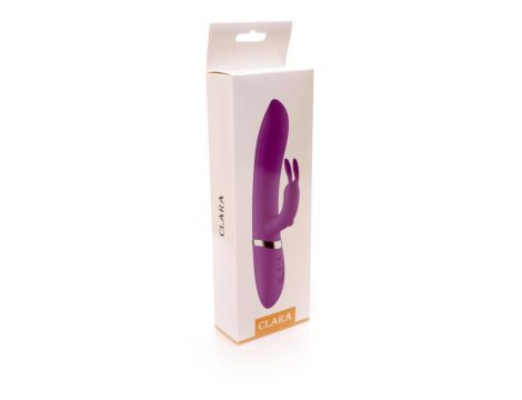 Wibrator-CLARA Purple 12 vibration and 6 pulsation functions USB - 8