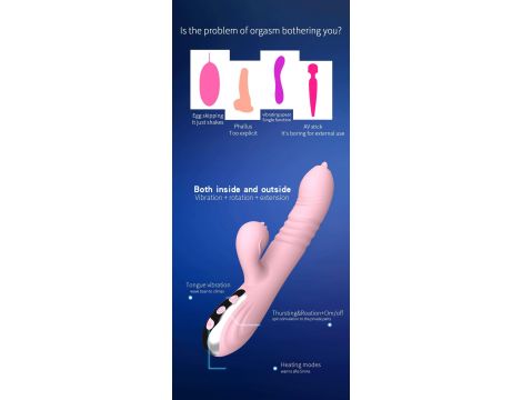 Wibrator-Fairy USB 3 functions of thrusting / 20 vibrations - 2