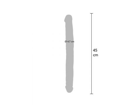 Double Dong 18 Inch Light skin tone
