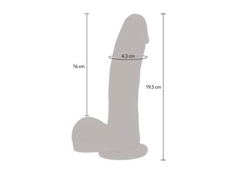 Wibrator realistyczny ToyJoy silikonowy z pilotem 19.5 cm - 6