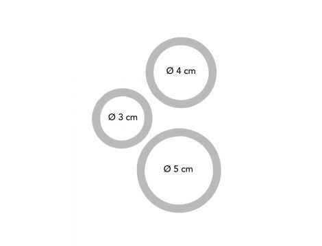 Pierścienie erekcyjne ToyJoy silikonowe multicolor 3 szt