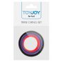 Pierścienie erekcyjne ToyJoy silikonowe multicolor 3 szt - 3