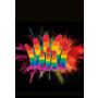 Twink Plug Medium Rainbow - 6