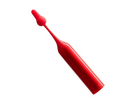 Wibrator ROMP Pop czerwony z wymiennymi końcówkami USB