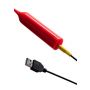 Wibrator ROMP Pop czerwony z wymiennymi końcówkami USB - 9