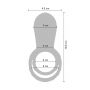 Couples Stimulator Ring Fuchsia - 7