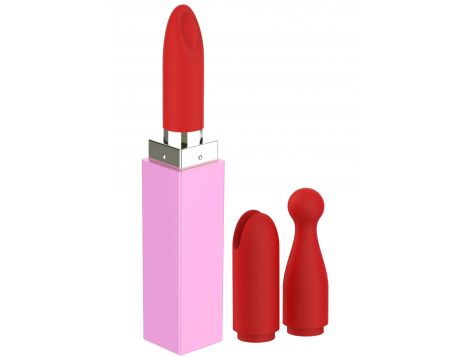 Wibrator szminka Xocoon Sealed With A Kiss różowy 11 cm USB - 4