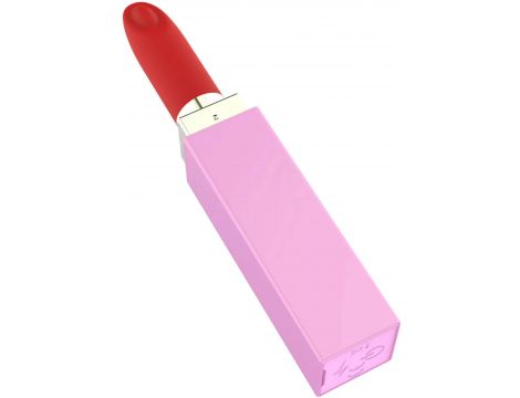 Wibrator szminka Xocoon Sealed With A Kiss różowy 11 cm USB - 2