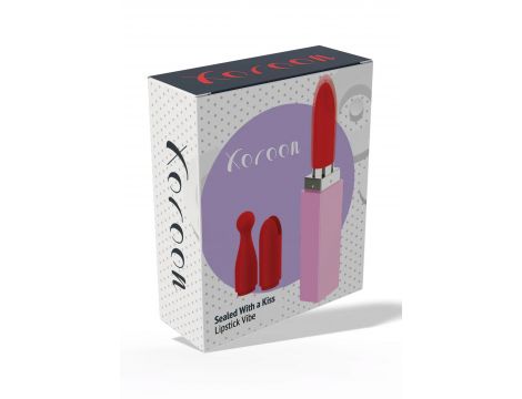 Wibrator szminka Xocoon Sealed With A Kiss różowy 11 cm USB - 8
